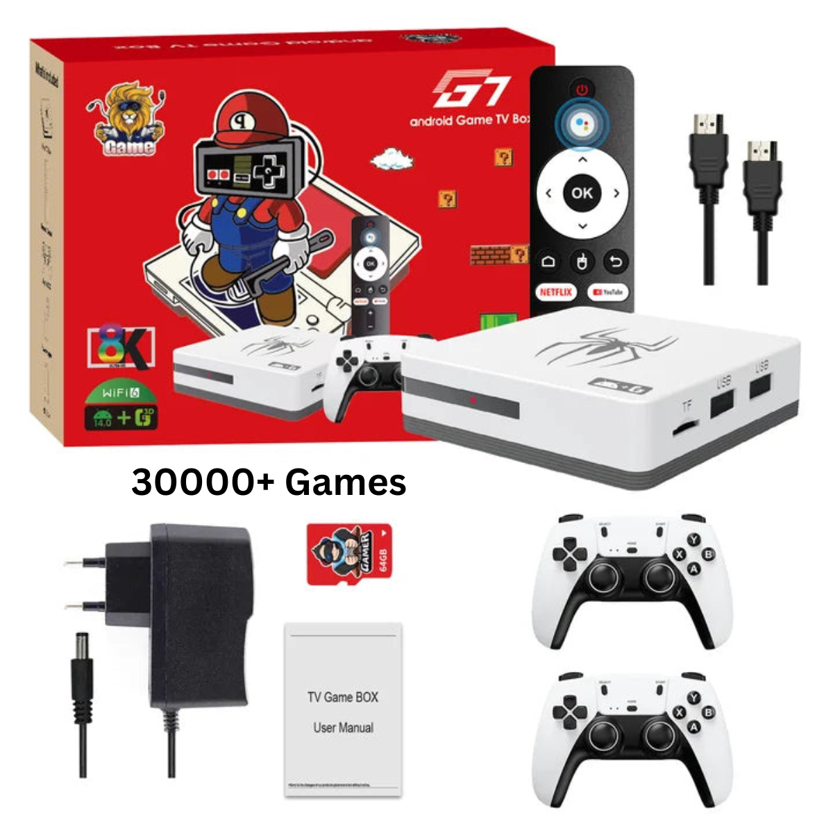 G7 Retro TV Game Box