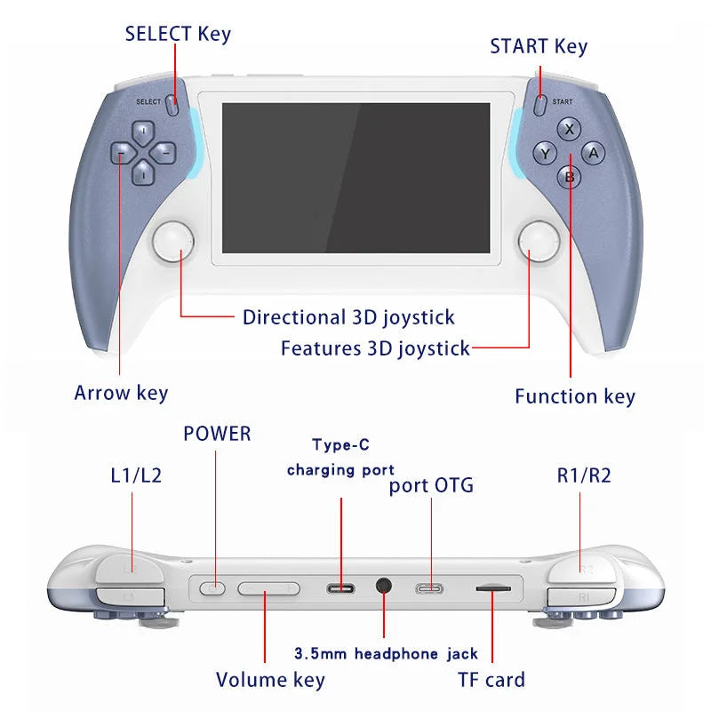 Project X PRO Retro Handheld Game Console