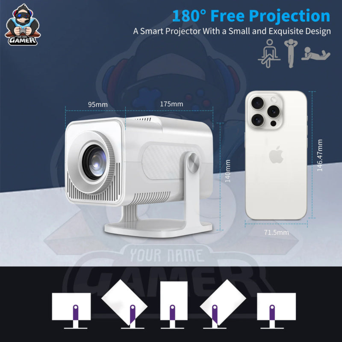 HCS350 Pro Retro Game Projector