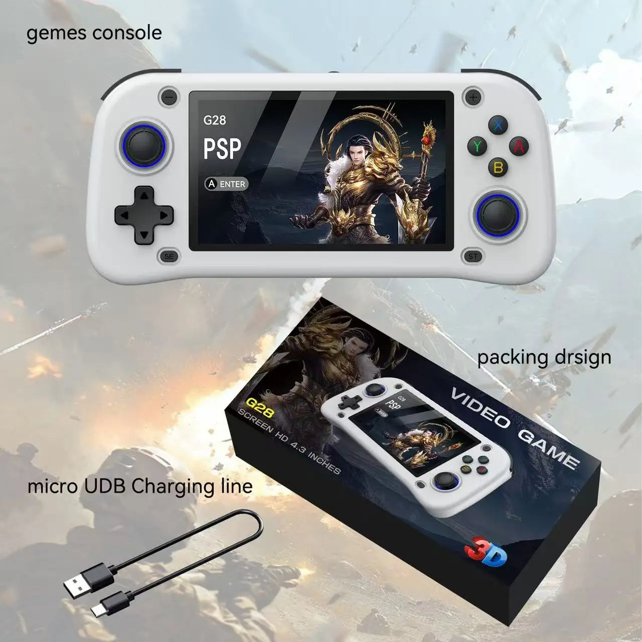 G28 Handheld Game Console