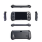 Handheld gaming console with various angles on a white background