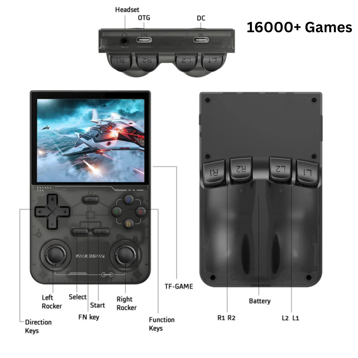 K36 Retro Handheld Game Console - Image 5