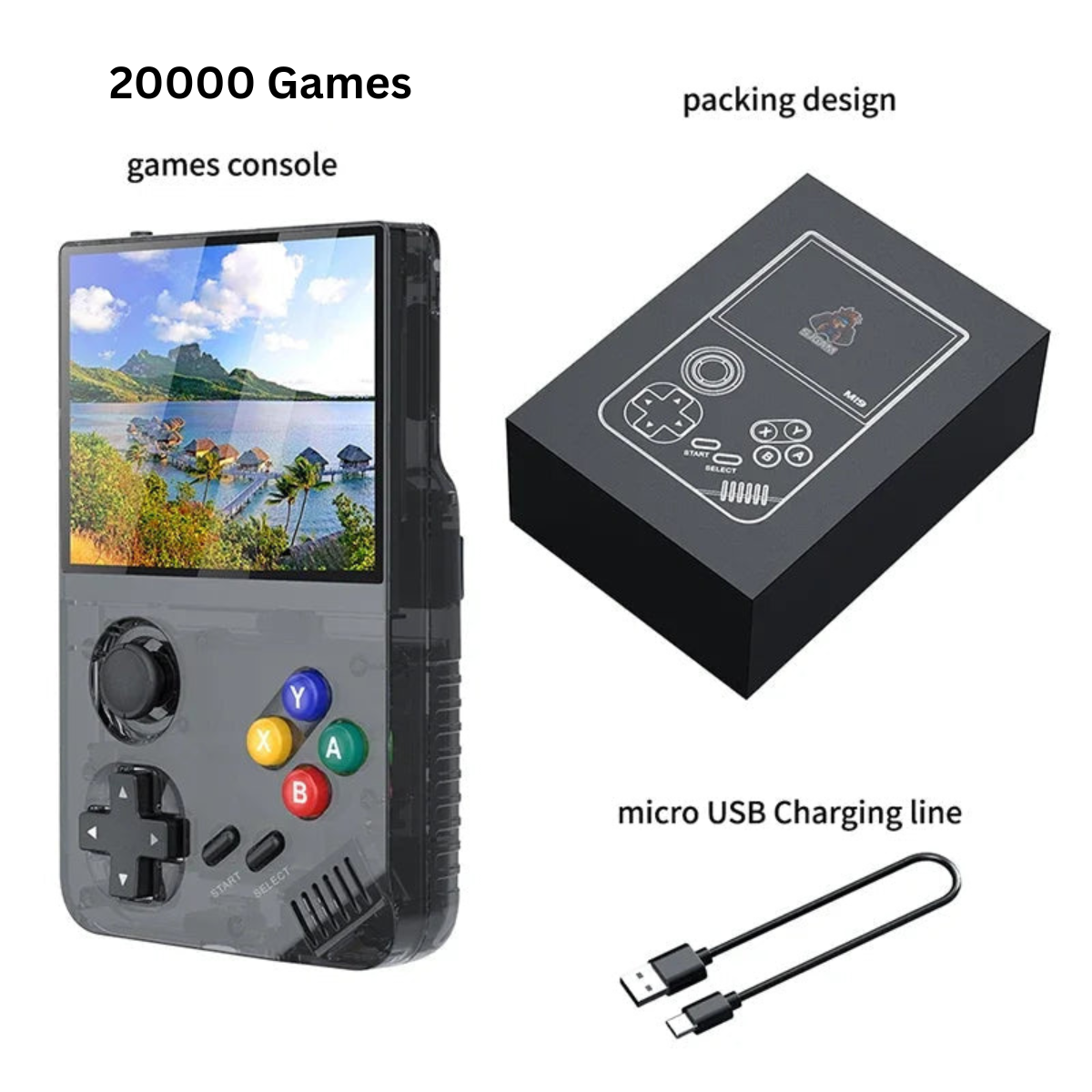 M19 Retro Handheld Game Console - Image 9