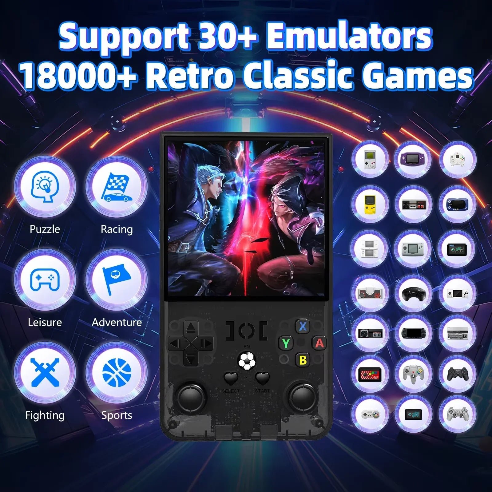 R36 Max Retro Handheld Game Console - Image 7