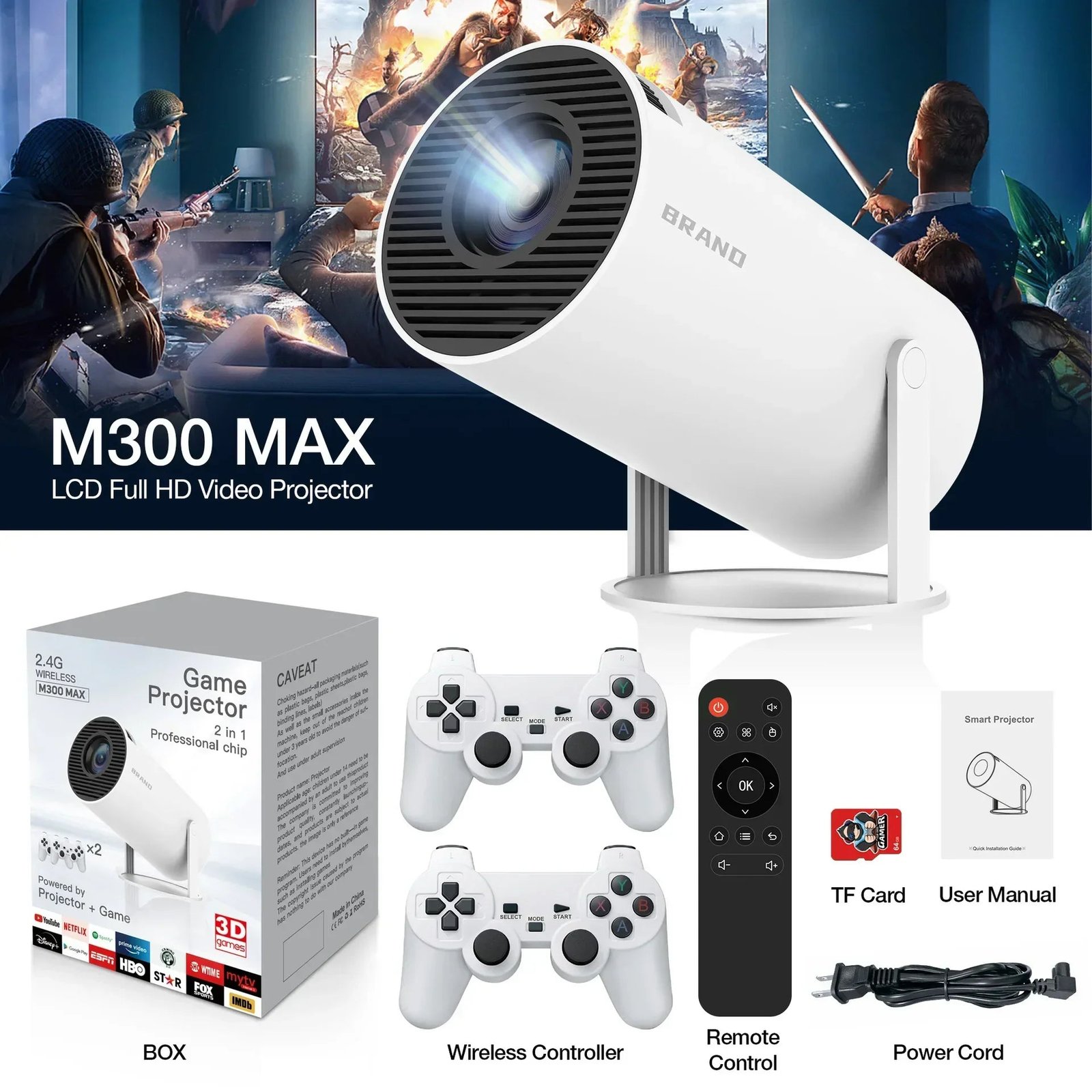 M300 MAX Gaming Projector - Image 2